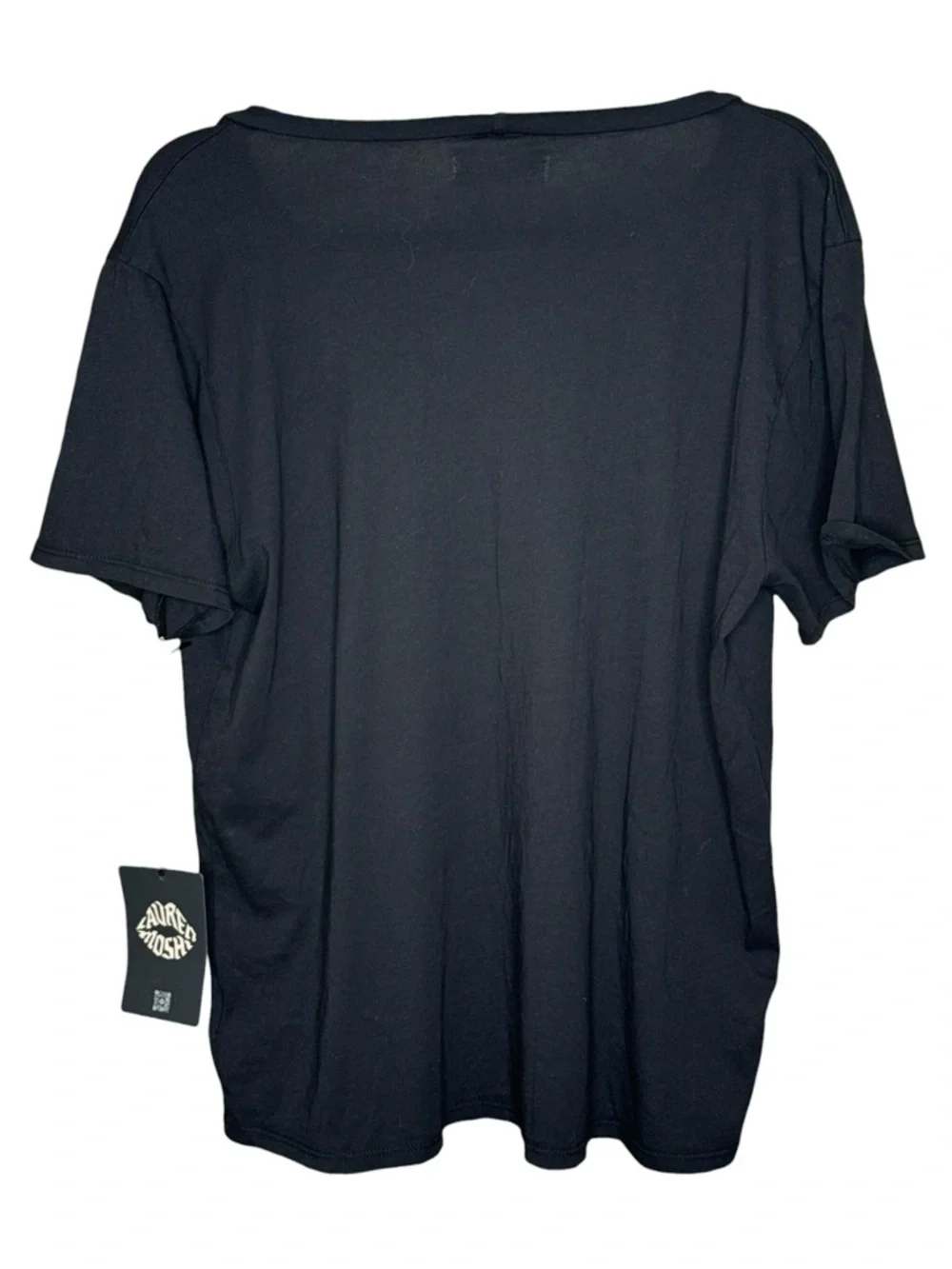 new Lauren Moshi ❤︎︎ Punky Brewster’s Myra Safety Pin Heart Tee ❤︎︎ Black ❤︎︎ XL